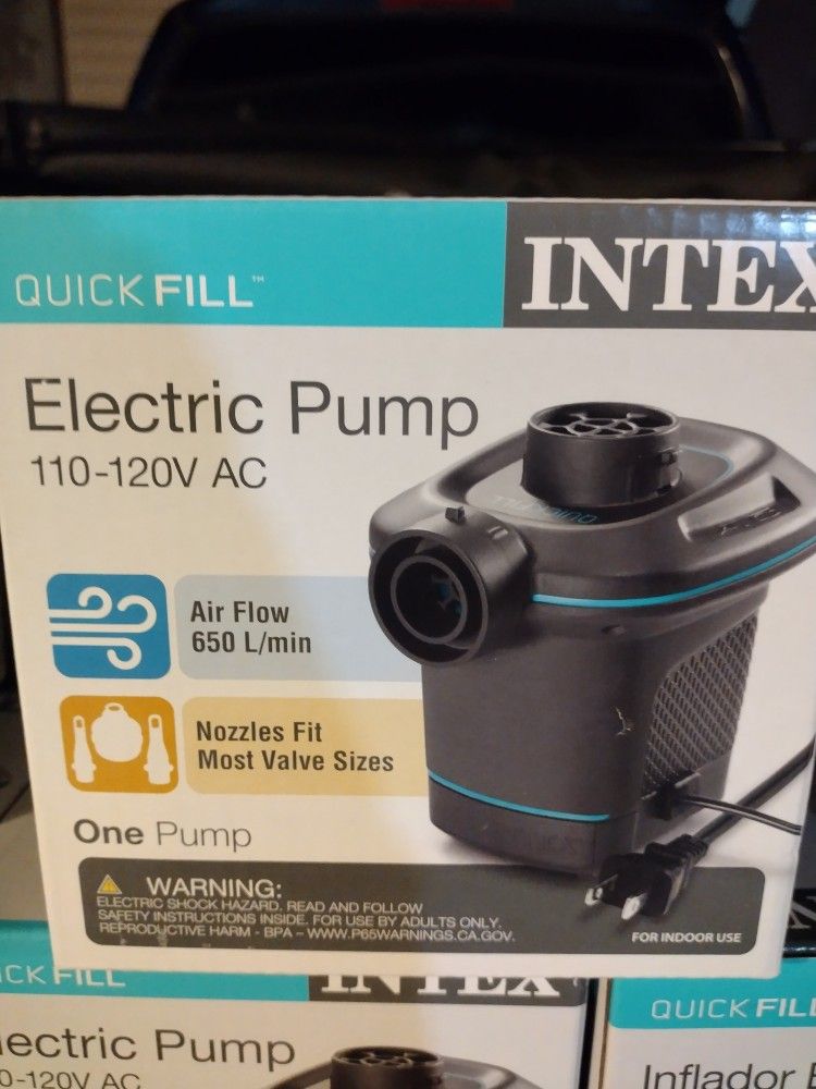 Brand New Never Opened INTEX Air Mattress Electric Pumps $5/Two For $8