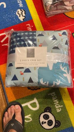 Three-piece crib set brand new never used