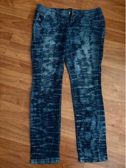 Torrid tie-dye acid wash skinny jeans, size 14
