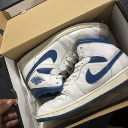 Blue And White Jordan 