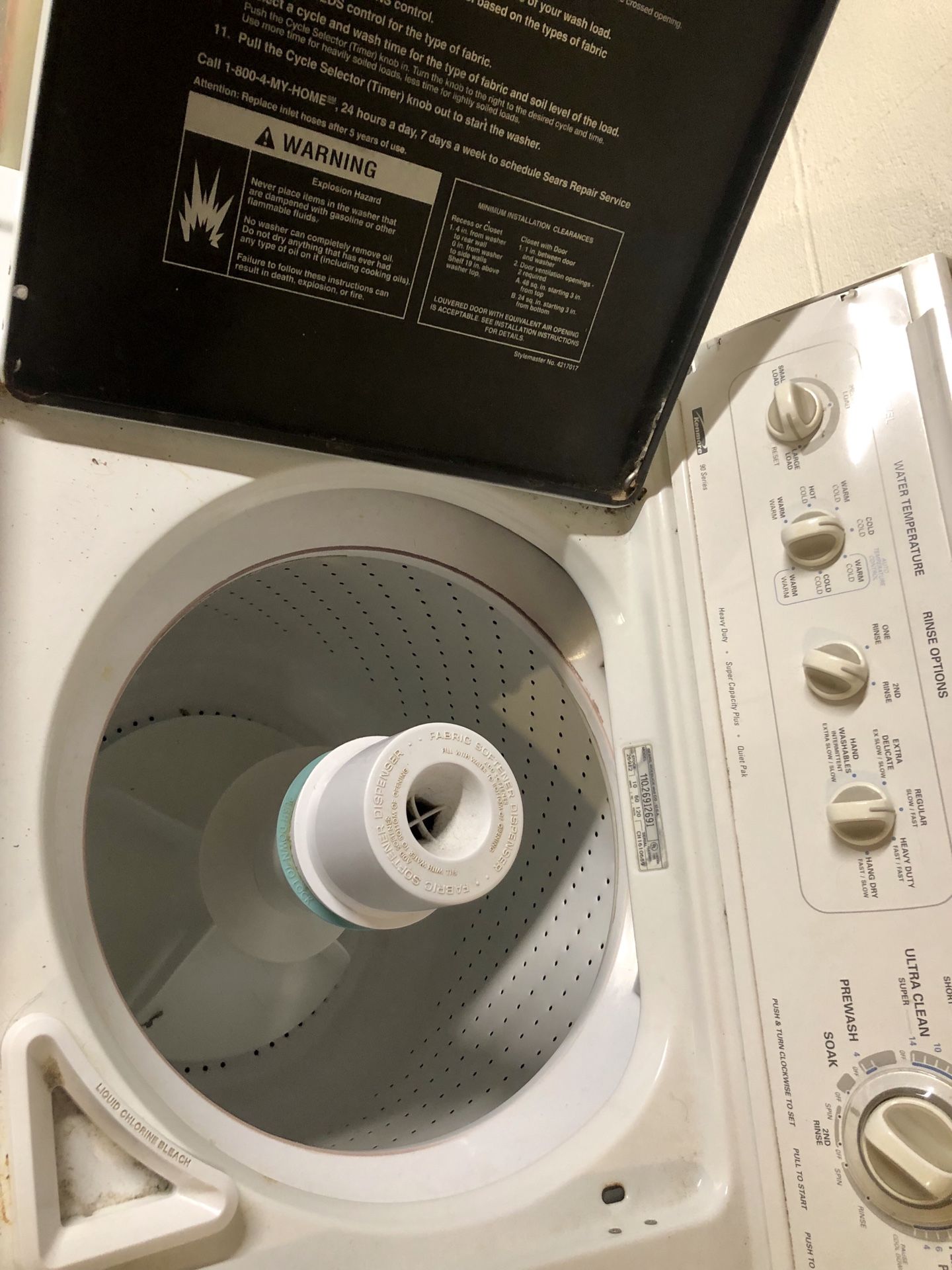 Kenmore 90 Series Washing Machine for Sale in Copley, OH OfferUp