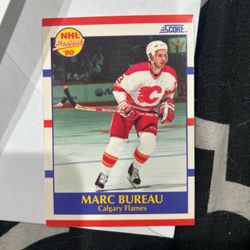 Mark Bureau NHL hockey card