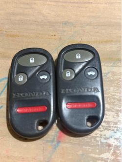 Honda 1997 to  2008 , 4 Button Keyless Entry Remote E4EG8DJ (OEM)