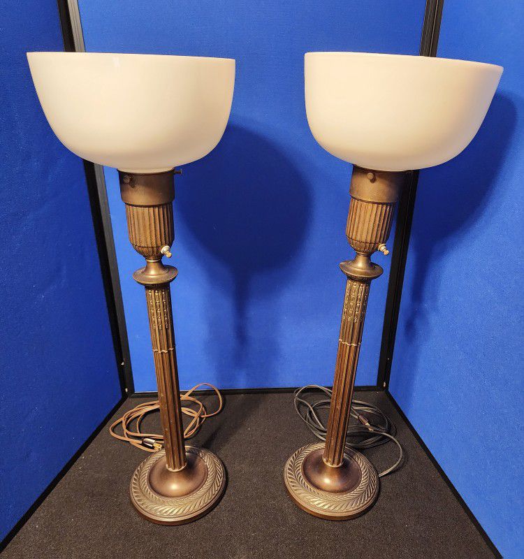 Vintage MCM Set Stiffel Table Lamps