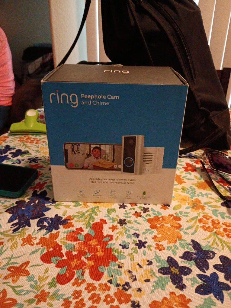 Ring Peephole Camera Doorbell - Perfect For Apartments And Front Doors