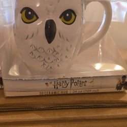 Harry Potter Hedwig 3D Ceramic Mug – New