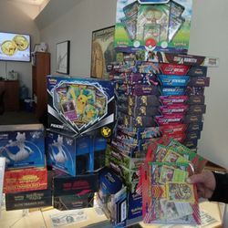 LOT Of Pokémon Cards Assorted Unopened Boxes