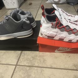 Air Nikes And Grey Jordans 