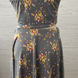 REBDOLLS 2-Piece Skirt and Halter Set Women's Size 1X