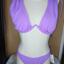 Lavender Two Piece Bikini 