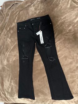 Purple jeans