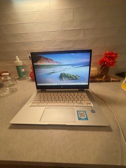 HP Chromebook Laptop White