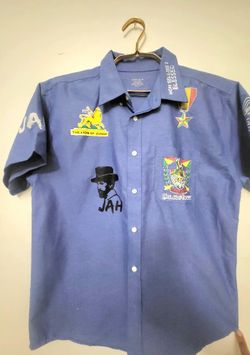 Graphic Button Down Shirt