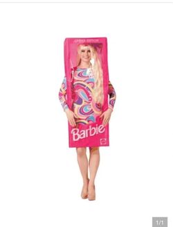 Barbie Doll Box Costume Pink