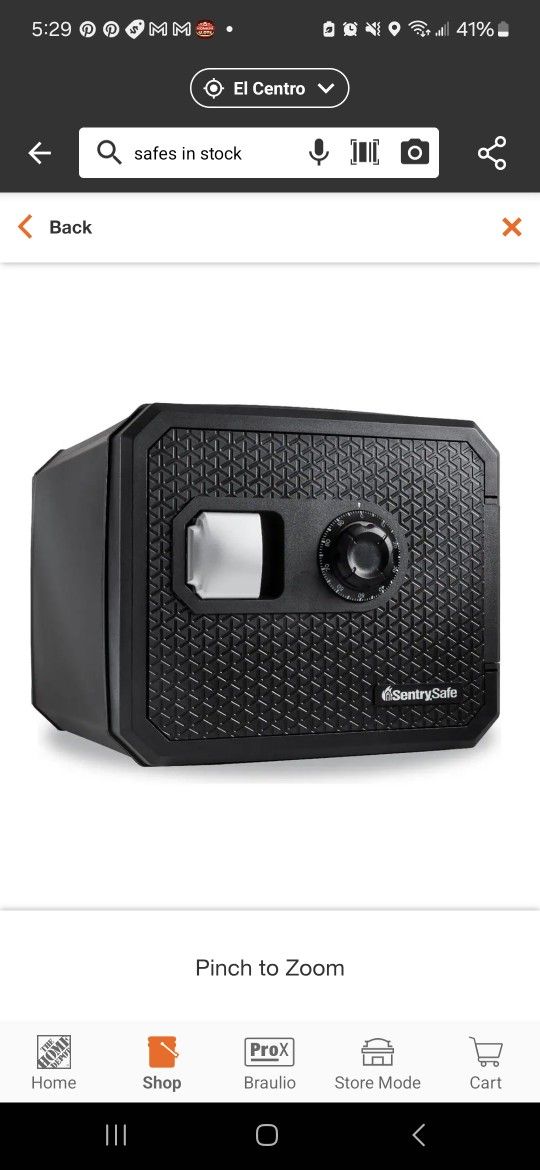 New Safe Never Used