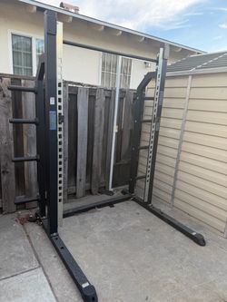 Squat rack with pull up bar 7 foot tall