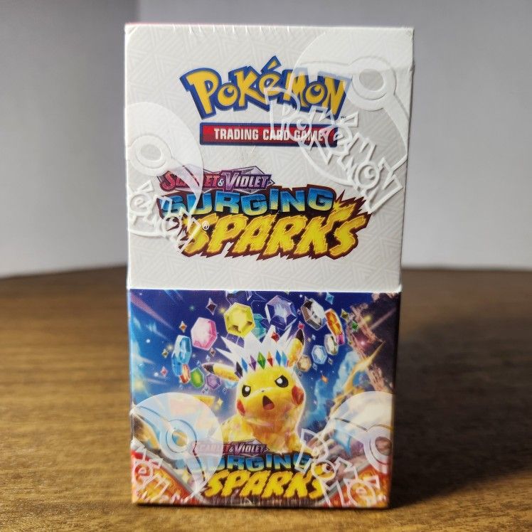Pokemon Cards Scarlet and Violet Surging Sparks Half Booster Box (Contains 18 Single Packs)