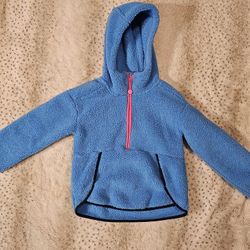 Girls Fleece Hoodie (Size 7/8)
