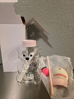 Starbucks Strawberry  Bearista Cup