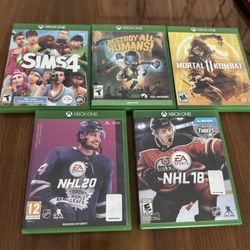 Xbox One Games - NHL, Sims, Mortal Combat, Destroy All Humans