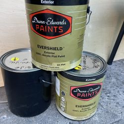 3 GALLONS OF DUNN EDWARDS PAINTS STEVEARENO BEIGE COLOR $25 Each Gallon 