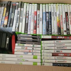 An assortment of video games. Will trade for Nintendo Switch Games