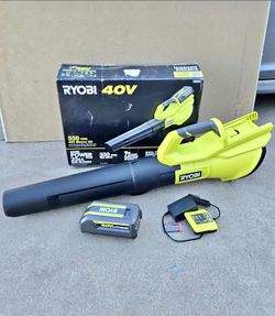 RYOBI 40V Leaf Blower KIT 550 CFM