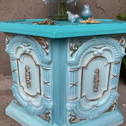 Pretty Cabinet Teal Gold 