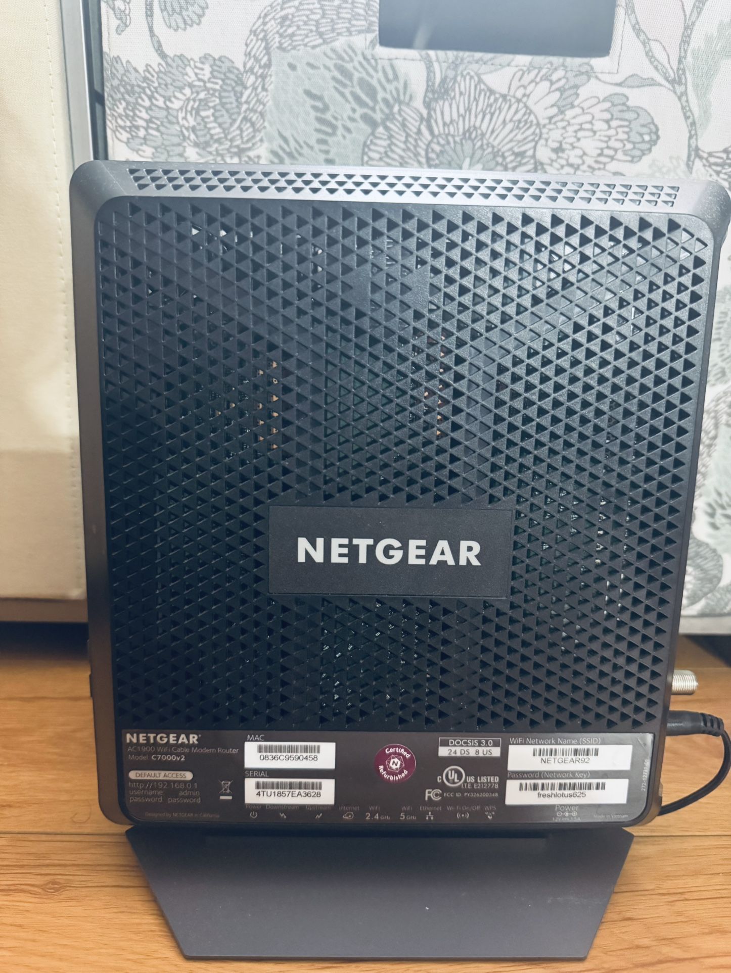 NETGEAR - Nighthawk AC1900 Router / Modem