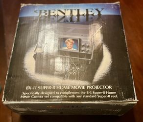 Vintage Bentley BX-11 Super 8 Home Movie Projector – New in Box Never Used