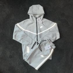 Grey Reflective Nike Tech