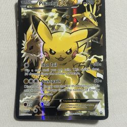 Pikachu Ex Promo Card