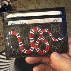Gucci Snake Cardholder
