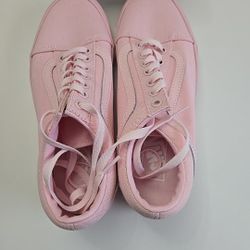 Size 8.5 Women - Vans Old Skool Pastel Mono - Pink