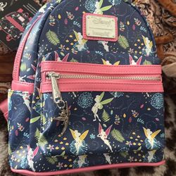 Loungefly Tinkerbell Glow In The Dark Mini Backpack Purse