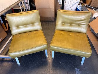 Mid century modern sofa and matching chair set