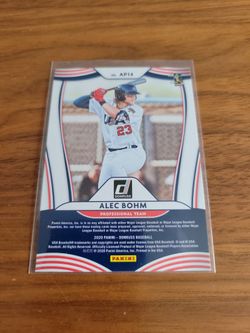 ALEC BOHM ERROR CARD 2020.   NICK LOFTIN MOJO REFRACTOR ON FRONT..    RARE