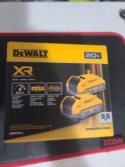 DeWalt powerstack battery's 3.5ah
