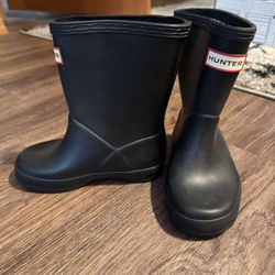 Hunter kids First Classic Rain Boots (size) 6 