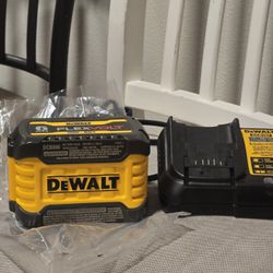 Brand New DeWALT FLEXVOLT 20V/60V 6Ah Battery + Charger — $150