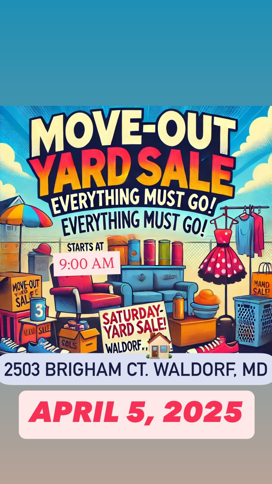 YARD SALE IN WALDORF