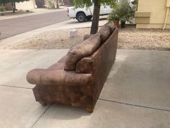 Genuine Leather Couch