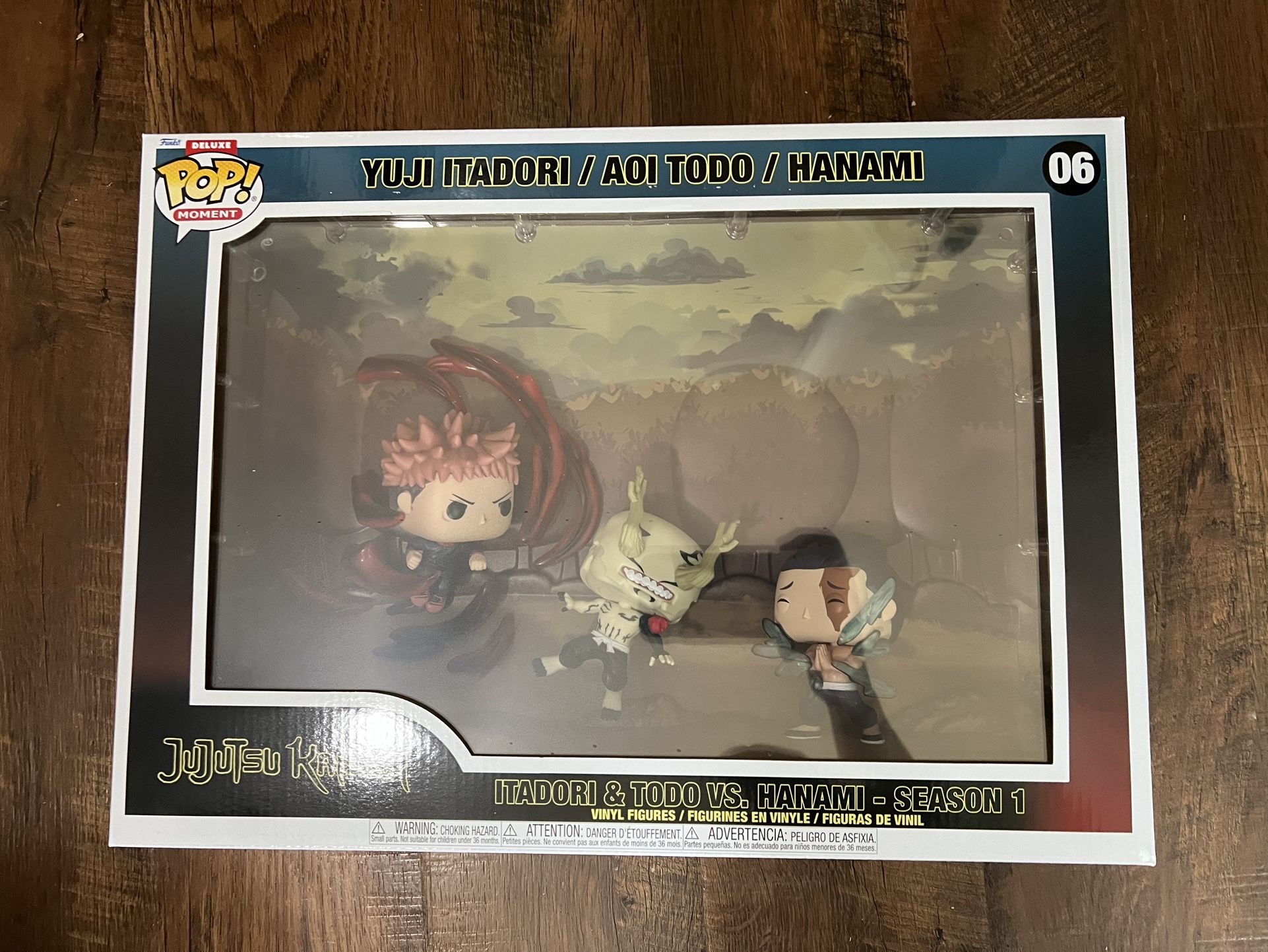 JUJUTSU KAISEN FUNKO POP! DELUXE MOMENT ITADORI & TODO VS. HANAMI - SEASON 1