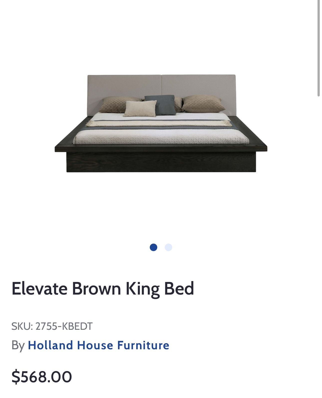 King Bed frame For Sale (Pick Up Only)