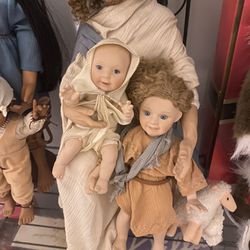 Jesus And Children Porcelain dolls