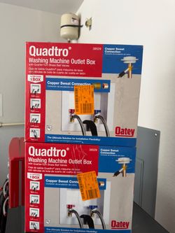 Oatey Quadtro Washing Machine Outlet Box (2-Pack)
