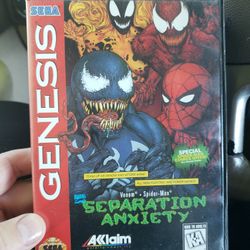 Sega  Genesis separation anxiety complete with manual excellent condition