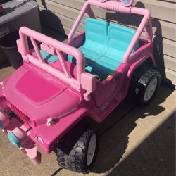 Barbie Battery Car Needs New  Battery$60