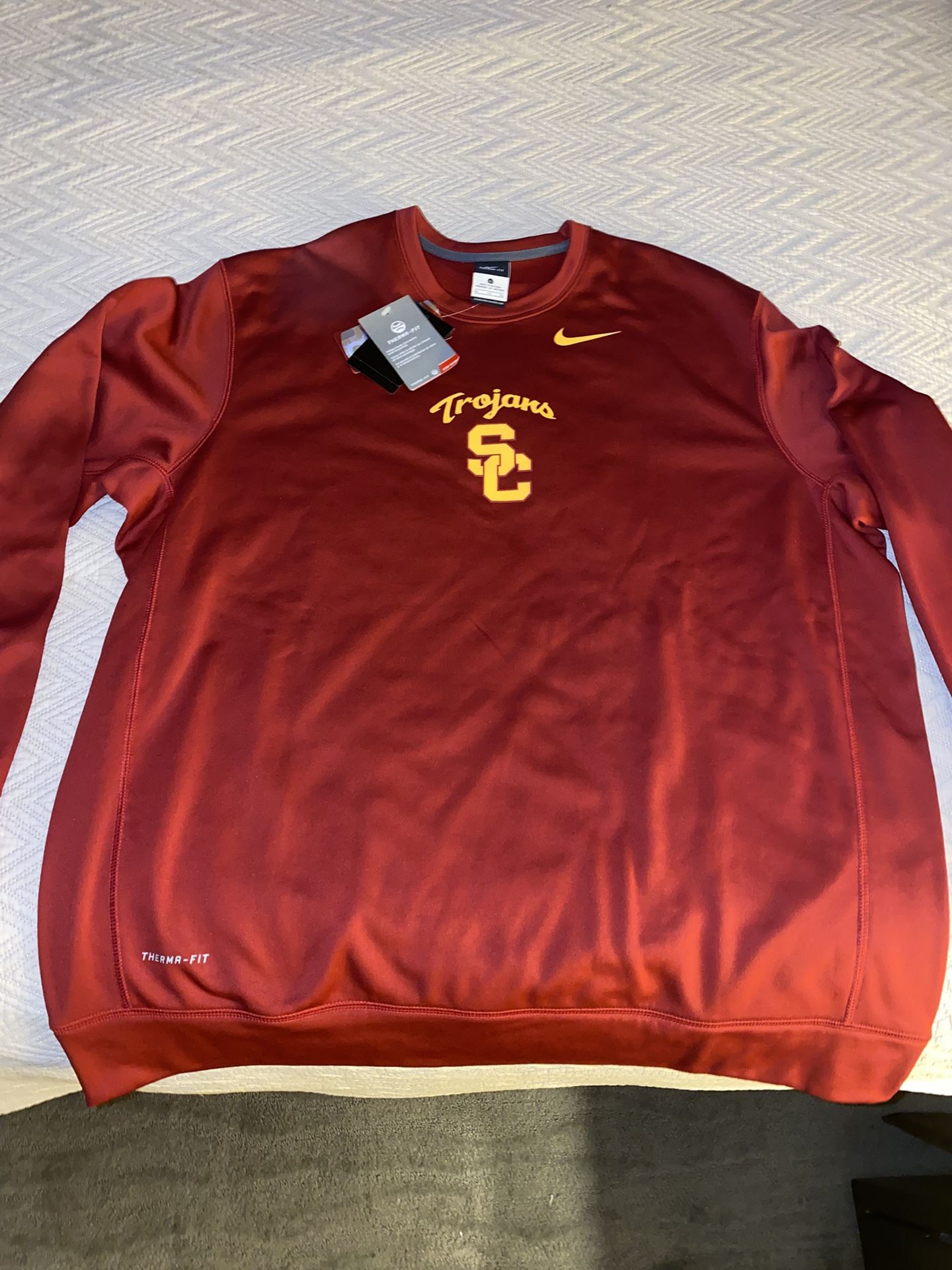 NEW USC Mens Nike Sweatshirt XL