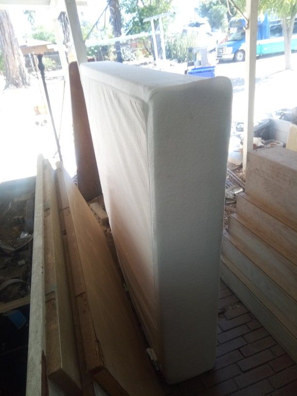 Bed And Bed Frame With Headboard